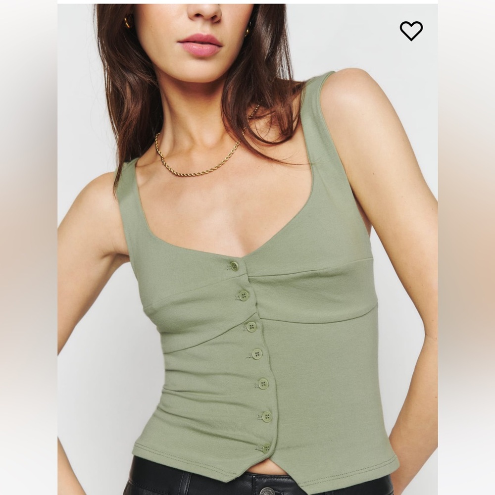 NWT Reformation Donna knit tank